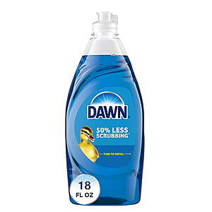Dawn Liquid Dish Soap Original, 18.0 fl oz - 2 for $3.58 ($1.79 each)