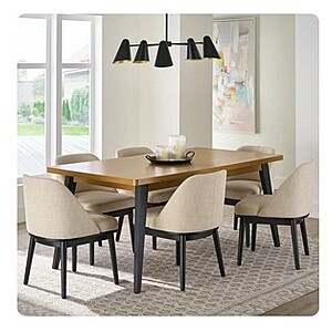 PRICE DROP! Now $198 - Better Homes & Gardens Nola Extendable Dining Table, Light Honey Wood Finish