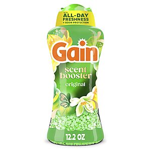 Select Accounts - $5.97 AC - Gain In-Wash Laundry Scent Booster Beads, Original Scent, 12.2 oz (Packaging May Vary)