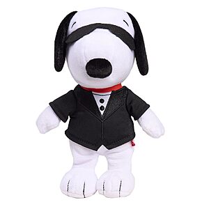 Peanuts Snoopy Secret Agent Bean Plush, Soft Stuffed Animal, Spy Outfit - $4.55