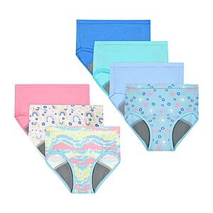 Hanes Toddler Potty Trainer Brief, Potty Training Underwear for Toddler Girls, Assorted, 7-Pack - $9.49 @Amazon