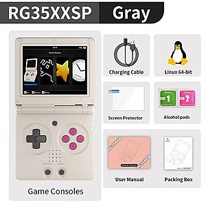 Anbernic RG35XXSP Retro Gaming Handheld - $34.22 + Free S/H @ AliExpress