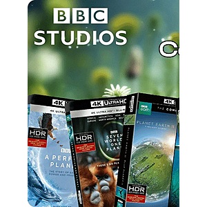 BBC Earth 4K UHD: Planet Earth II/Blue Planet II $25.5, Perfect Planet $18.7, Seven Worlds $18.7 + Free Shipping