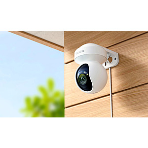 ReoLink E1 Outdoor ProSmart 4K Wi-Fi 6 PTZ Outdoor Security Camera with Auto Tracking $93.49