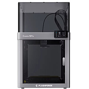 Flashforge Creator 5 Pro - Multihead 3D Printer Complete + Free Shipping $756 - AliExpress w Coupon