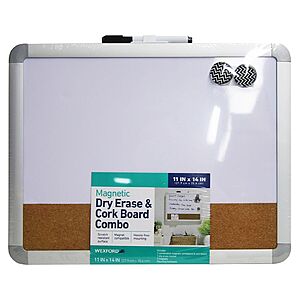$2.29 WALGREENS CLEARANCE (YMMV) Wexford Dry Erase Board 11.42x0.63x13.74 in, 1.0 EA FPU at $10+