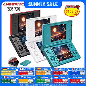 Anbernic RG DS Handheld Retro Game Emulation System (3 Colors) $84.40 + Free S&H