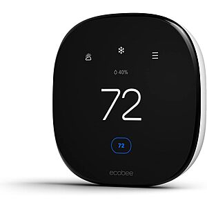 ecobee Smart Thermostat Enhanced - Programmable Wifi Thermostat - Works with Siri, Alexa, Google Assistant - Energy Star Certified - Smart Home