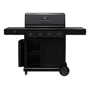 Charbroil Pro Series 4 Burner Gas Grill and Griddle with Side Burner $124