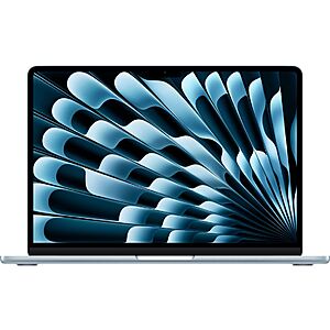$999 Book Store Apple 13-inch MacBook Air: Apple M5 chip with 10‑core CPU and 8‑core GPU, 16GB, 512GB SSD - Sky Blue