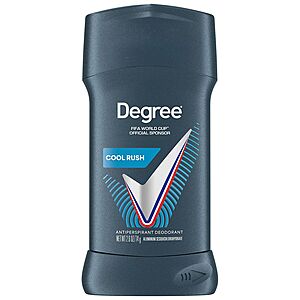 Walgreens Pick Up ($10 min) TWO for $2.69 AC's Degree Men Antiperspirant Deodorant Cool Rush, 2.6 oz