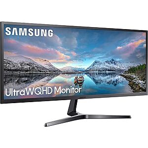 Samsung 34" UWQHD Ultrawide Monitor with 21:9 Wide Screen $207.99