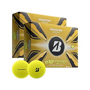 24-Count Bridgestone Golf e12 Straight Double Dozen (Matte Yellow, Matte Green) $34.99 + Free Shipping w/ Prime