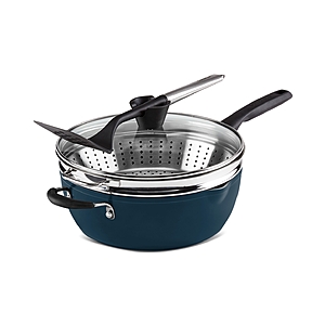 4-Piece 4.5-Qt Cuisinart Preferred Pan w/ Spoon Rest Lid, Steamer Basket and Spatula (Blue) $27.93 + Free Pickup at Macys or Free Shipping on $39+