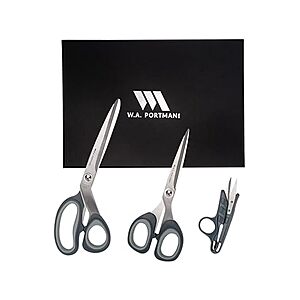 3-Piece W.A. Portman Fabric Scissors Set $13.99 + Free Shipping w/ Prime