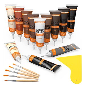 18-Piece NADAMOO Wood Filler Touch Up and Scratch Repair Kit 7.99 + Free Shipping w/ Prime or o0n $35+