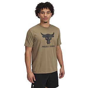 Under Armour Men's Project Rock Payoff Graphic Short Sleeve T Shirt, (251) Bayou / / Black, XX-Large