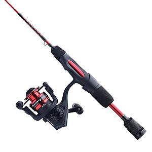 Ugly Stik 32" Carbon Ice Spinning Rod and Reel Combo, 5 Size Reel, 1 Piece Fishing Rod, Medium Rod Power, 4-8 lb Line Rating