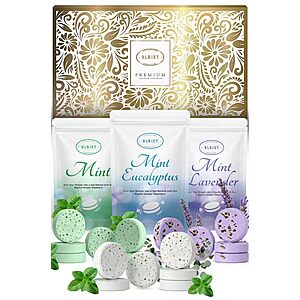 Shower Steamers Aromatherapy 18 Pack Gifts for Women Mom Wife Her Him Romance Birthday Spa Basket Natural Essential Oils Stress Relief Mint Lavender Relaxation for Men Teens Adults Travel Essentials