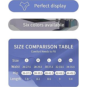 6-Pack Hellopopgo Seamless Thongs Underwear (Various) $5.99 + Free Shipping w/ Prime or on $35+