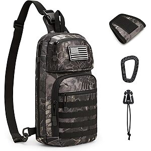 10L G4Free Molle Chest Shoulder Tactical EDC Sling Bag Backpack (3 Colors) $12.99 + Free Shipping w/ Prime or on $35+