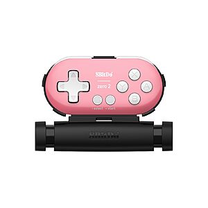 [Prime] 8Bitdo Zero 2 Bluetooth Gamepad Keychain Sized Mini Controller w/ Mobile Clip for Switch, Windows, Android (Pink Edition) $13.99 + Free Shipping