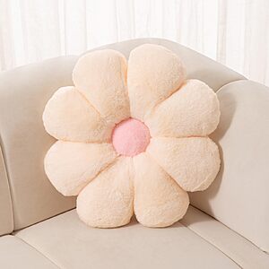 17.7" FIONOUT Decorative Daisy Flower Throw Pillow (Beige, Rosy Red) $9.49 + Free Shipping w/ Prime or on $35+