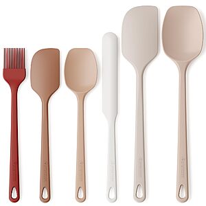 6-Piece Astercook Silicone Spatula Set (Morandi, Macaron) $7.49 + Free Shipping w/ Prime or on $35+