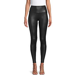 Time and Tru Women's Faux Leather Leggings, Full Length, Size XL only $3.74