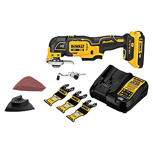 DEWALT XR 20V Max Oscillating Multi Tool 33 Pieces Kit $119