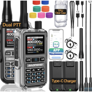 Baofeng Radio UV-5R Mini Ham Radio Long Range Handheld Rechargeable Walkie Talkies for Adults APP Programming NOAA Weather $25.18