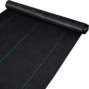 VEVOR 6.5FTx300FT Premium Weed Barrier Fabric Heavy Duty 3.2OZ @ VEVOR $50.78