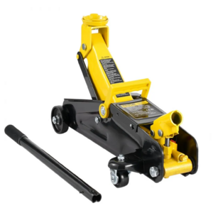 VEVOR 4.9"-13.2" Low Profile Floor Jack 2 Ton (4400 lbs.), Heavy Duty Iron Hydraulic Racing Floor Jack @ VEVOR $40.39