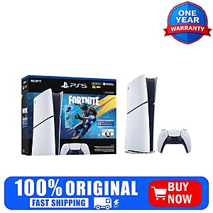 Sony PS5 Slim Digital Edition Fortnite Flowering Chaos Bundle 825GB SSD + F/S $445.9