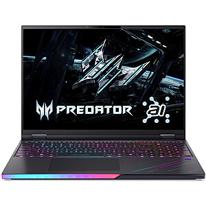 Acer Predator Helios AI: 16" QHD+ 240Hz OLED, Intel Ultra 9 275HX, RTX 5090, 32GB DDR5, 2TB SSD $2999.99