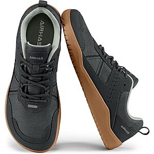 AIRHAS Men's Anatomical Toe Box Barefoot Shoes $19.78