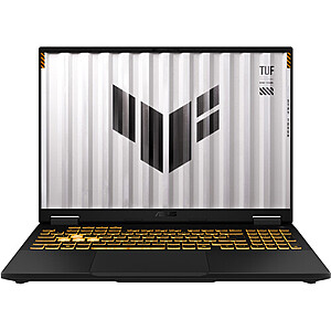 ASUS TUF Gaming F16: 16" QHD+ 165Hz IPS, Intel Ultra 9 275HX, RTX 5070, 32GB DDR5, 1TB SSD $1499