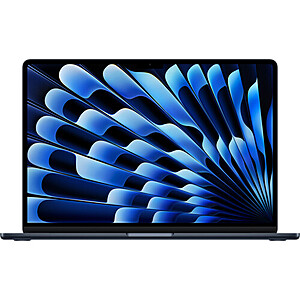 Apple MacBook Air: 15.3", M5, 24GB RAM, 512GB SSD, Midnight $1499