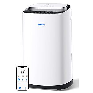 WHOY 80 Pint Dehumidifier for Basement, 50 Pint DOE, Drain Hose, 5000 Sq Ft $74.99