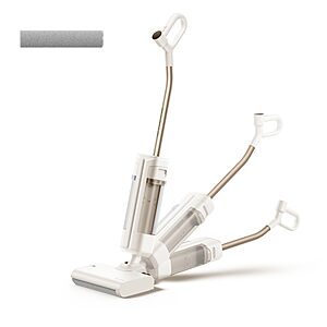 Dreame FloorX 110 Plus Electric Mop, 600RPM Scrubbing, 149&deg;F Hot Air Drying, Dual-Tank System $99.99