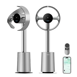 DREAME MF10 Bladeless Tower Fan for Bedroom, with 270&deg; Spatial Airflow, 59ft/s High Velocity, 10 Speeds 3 Modes, Temperature-Adaptive Airflow @ Dreame $168.99