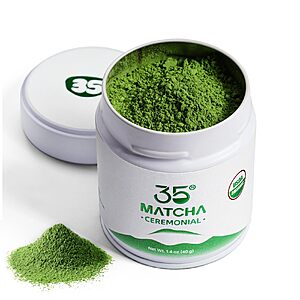 35&deg;N MATCHA Organic Ceremonial Matcha Green Tea Powder, 1.4 oz (40g) $15.39