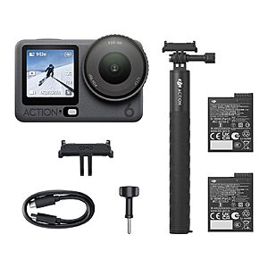 DJI Osmo Action 6 Capture More Combo, 8K Waterproof Action Camera $446