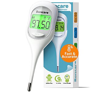Boncare 9 Seconds Basal Body Thermometer $5