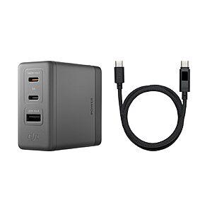 DJI Power 140W GaN Charging Combo, 7A Digital Display Cable (1 m) Included $63.99
