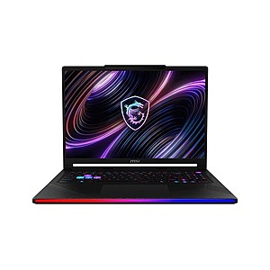 Cert. Refurb: MSI Raider 16 Max HX (2026): 16" QHD+ 240Hz OLED, Intel Ultra 9 290HX Plus, RTX 5070Ti, 32GB DDR5, 1TB SSD $1849.99