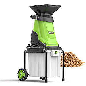 Steelite Heavy-Duty Electric Wood Chipper Shredder w/ 50L Collection Bin $153 + Free Shipping