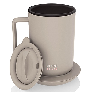 12-Ounce Tzumi Puree Warming Stainless Steel Coffee Mug w/ Anti-Spill Lid (Various Colors) $23 + Free Pickup at Macys or Free Shipping on $39+