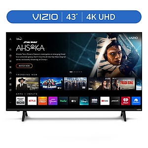 VIZIO 43" 4K UHD LED HDR Smart TV (V4K43M-08) $128.00 + Free Shipping w/ Walmart+ or on $35+