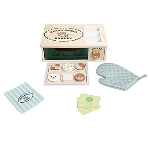 25-Piece Pearhead Wooden Bakery Montessori Pretend Play Toy Set w/ Oven & Cookie Baking Set $10.25 + Free Shipping w/ Prime or on $35+